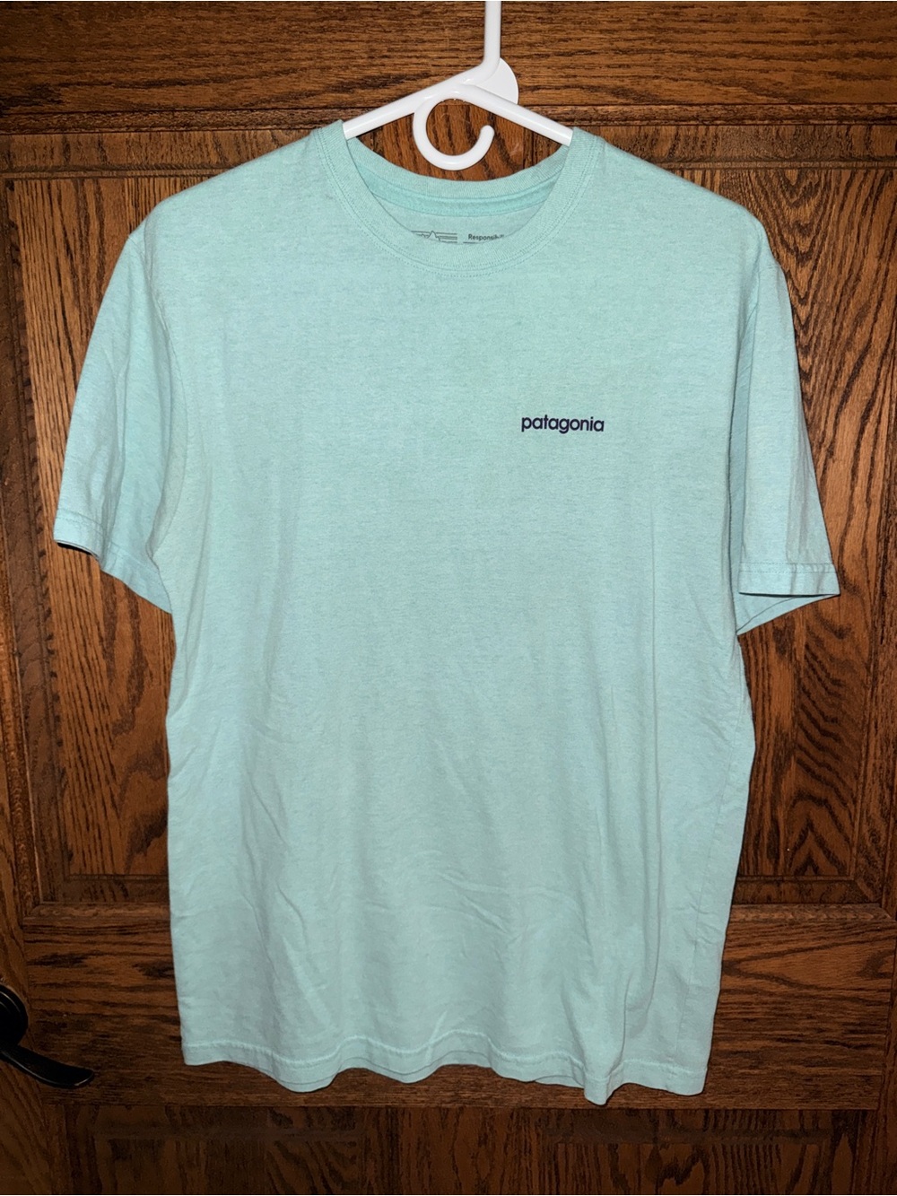 Patagonia Men’s Lightweight Crew Tee - Light Seafoam Size Small